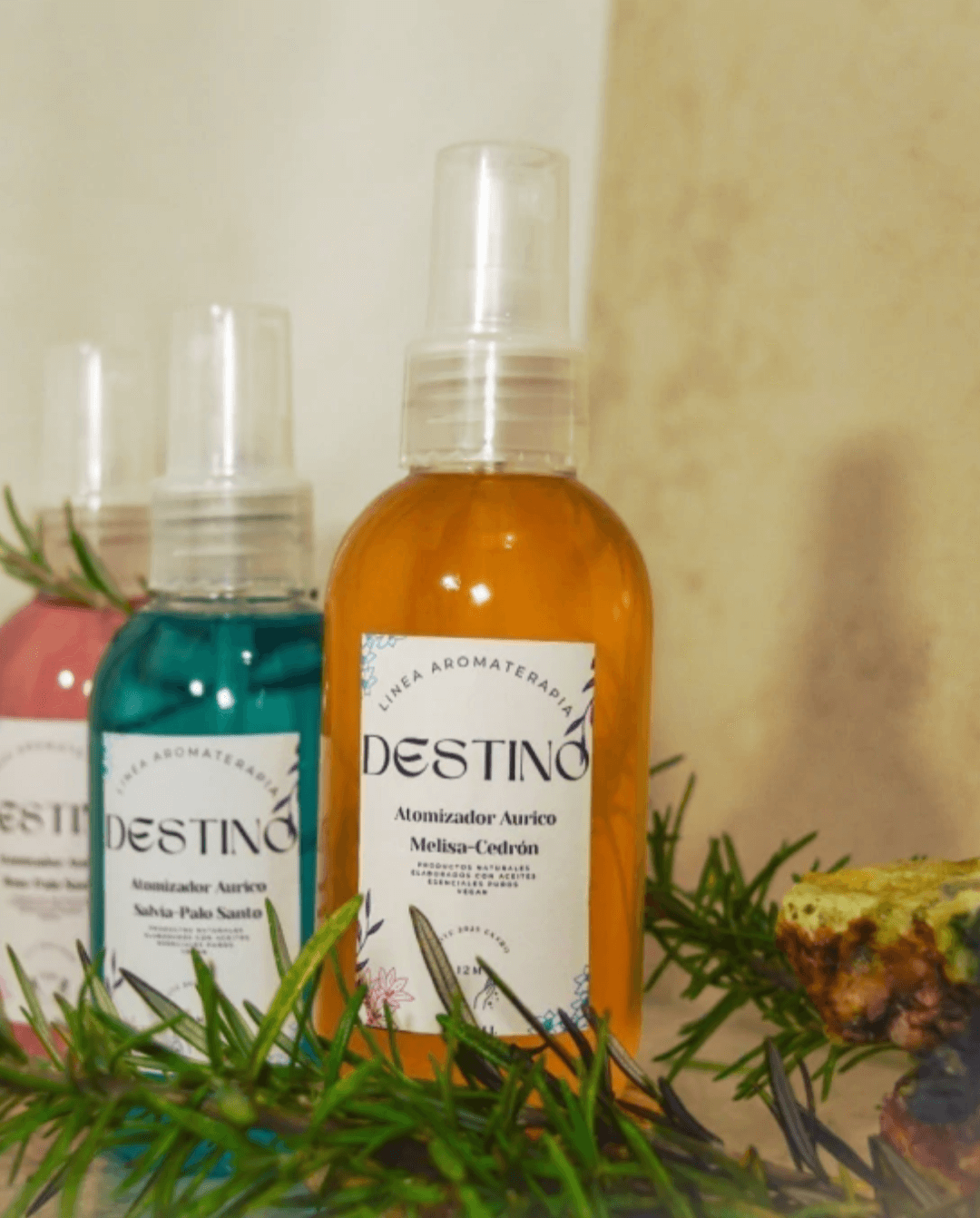 Atomizador Áurico "Melisa y Cedrón"