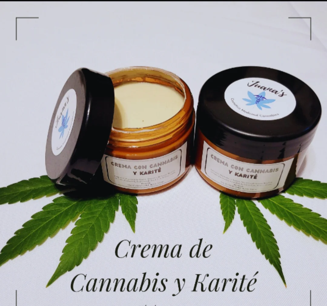 Crema con Cannabis y Karité