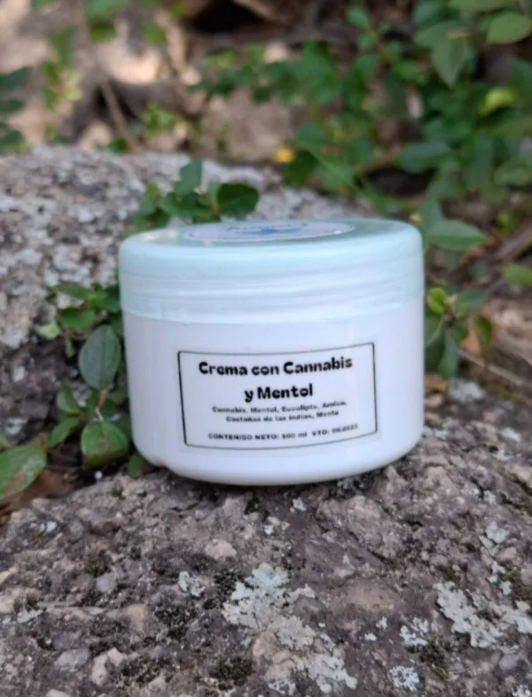 Crema con Cannabis y Mentol